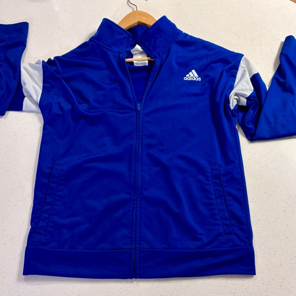 Adidas Royal Blue Zip-Up Jacket